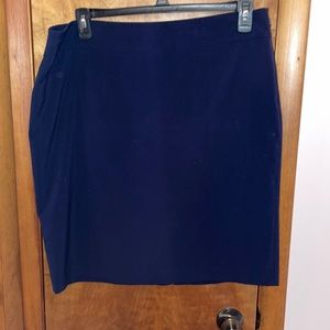 GUC Chaus navy blue skirt. Size 16. Slit bottom back of skirt